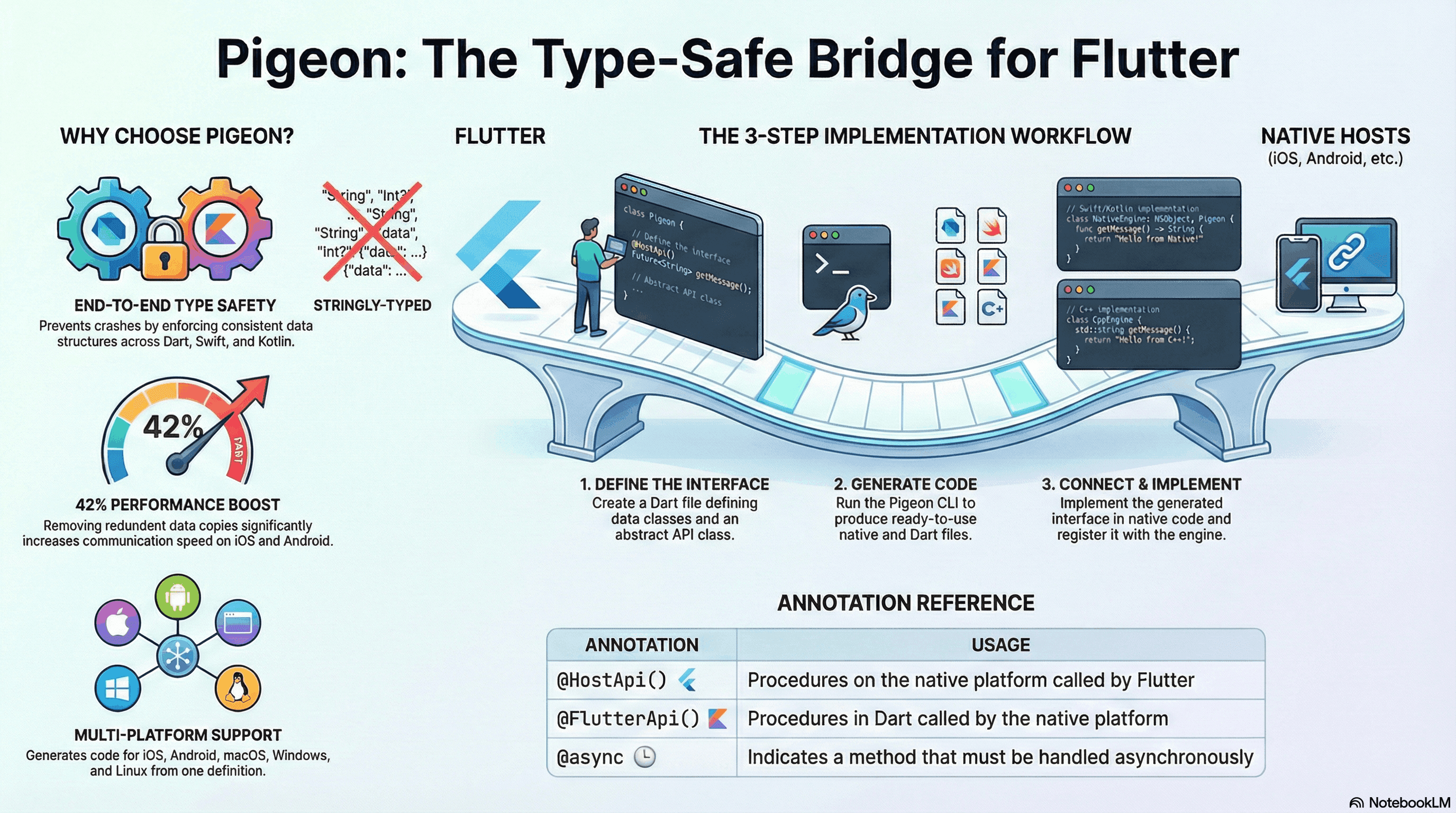 Pigeon: Type-Safe Flutter Platform Communication